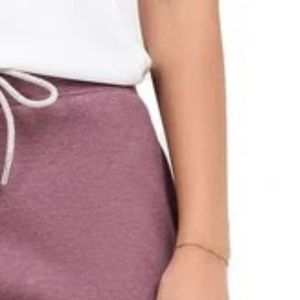 Women's Mauve Drawstring Athletic <b>Shorts</b> Soft Casual <b>Lounge</b> <b>Shorts</b> with Elastic Waist Lightweight Summer Everyday Wear - Product Image 2