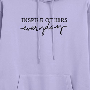 Hoodie personnalisé en coton tricoté pour femme, couleur unie, logo frontal, style streetwear décontracté, faible MOQ, collection hiver 2026 - Product Image 6