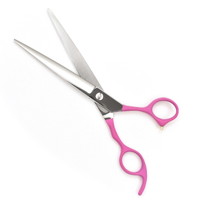 Wholesale Prices Stainless Steel Straight Blade Salon Grade Portable Pet Grooming <b>Scissor</b> for Cats <b>Dogs</b> Groomers - Product Image 3