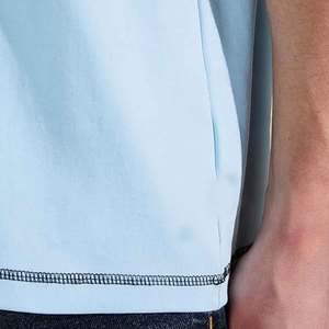 เสื้อยืดคอกลมทรงหลวมคุณภาพสูงสำหรับผู้ชาย ผ้าฝ้าย 100% เสื้อยืดผู้ชายคุณภาพสูง เสื้อยืดโอเวอร์ไซส์ - Product Image 6