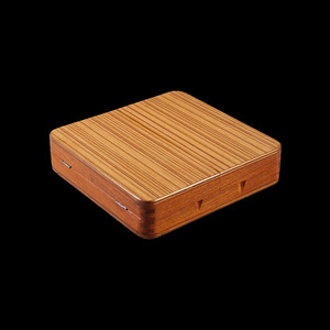 Compact Wooden Tic Tac Toe Game Set With Nine Two-Sided Block Pieces Portable Travel Strategy <b>Puzzle</b> For Kids & Adults, For Fun - Product Image 4