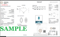Diamant de laboratoire cultivé de qualité supérieure, taille marquise brillante, certifié IGI, clarté VVS, diamants en vrac provenant du fabricant