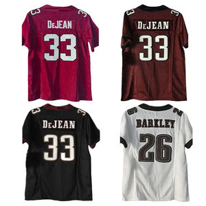 Maillots de football américain classiques décontractés, design unique, surdimensionnés, logo personnalisé, évacuation de la transpiration - Product Image 4