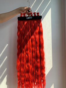 <b>Top</b> Selling Bulk Hair Extensions Vietnamese virgin hair Double Drown 100grams Light Colors 10 inches - Product Image 3