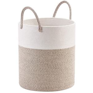 Panier de rangement rectangulaire moderne en jonc de mer tressé à la main, écologique, avec doublure, pour salle de bain, cuisine, chambre - Product Image 1