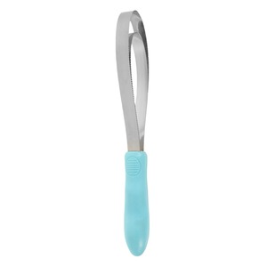 Peigne à double face en acier inoxydable pour animaux de compagnie, outil de toilettage pour chevaux, bovins et moutons, grattoir dentelé efficace pour l'élimination des poils - Product Image 2