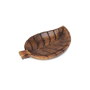 Plateau de service de fruits secs en forme de feuille, pour fruits secs, plateau de service moderne et plat, meilleure vente - Product Image 2