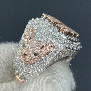 Premium 925 Silver Moissanite <b>Ring</b> Designer <b>Promise</b> Engagement Anniversary Jewelry <b>for</b> Women <b>Men</b> - Product Image 1