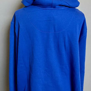 Sweat à capuche décontracté streetwear avec broderie personnalisée effet vieilli, strass effet soleil délavé, coupe ample et fermeture éclair, style tendance - Product Image 4