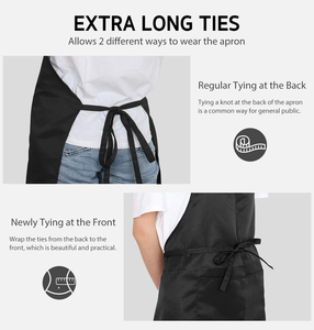 Nuevo Delantal de Trabajo Personalizado de Alta Calidad con Logotipo, Delantales de Marca Personalizados para Panadería, Cafetería y Cocina para Hombres y Mujeres - Product Image 5