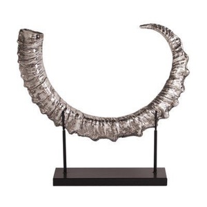 Sculpture abstraite durable en laiton et aluminium, art décoratif en métal, statue, figurine d'art métallique pour hôtel, décoration de table à domicile - Product Image 3