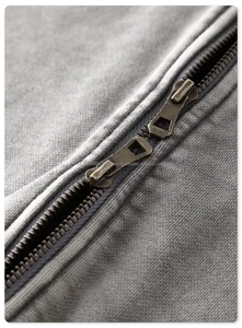 Vente en gros sweat à capuche délavé vintage personnalisé sweat-shirt vierge à fermeture éclair coton épais polaire de poids lourd sweat à capuche avec fermeture éclair complète - Product Image 3