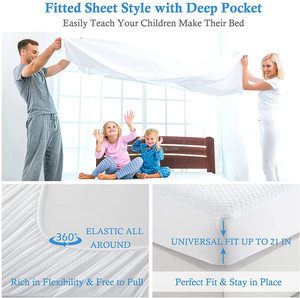 Làm Mát Cao Cấp Không Thấm Nước Nữ Hoàng Kích Thước Nệm Bảo Vệ Nệm Pad Được Trang Bị Tấm Thoáng Khí - Product Image 6