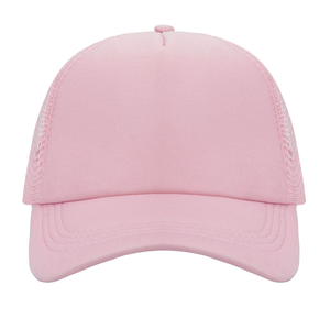 หมวกแก๊ปโฟมตาข่ายแบบโปรโมชั่น สีพื้น หมวกแก๊ปทรงพ่อ พิมพ์ลายแบบซับลิเมชั่นตามสั่ง หมวกกีฬา 5 แผง แผงโฟมนุ่ม - Product Image 3