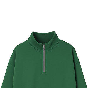 Sudadera Moderna con Cierre de Cremallera, 100% Algodón, Estilo Casual, Color Personalizado, Bolsillos, Perfecta para el Invierno - Product Image 2