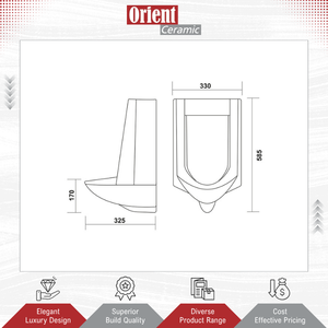 Última Llegada de Stock, Urinario de Cerámica Blanco de Diseño Súper Elegante, Hecho en India, de Alta Calidad, para Uso en Baños de Lujo - Product Image 2