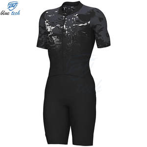 Ensemble de maillots de cyclisme personnalisés avec logo pour hommes, vêtements de vélo respirants, uniforme de vélo de route VTT, tissu à séchage rapide, services OEM - Product Image 1