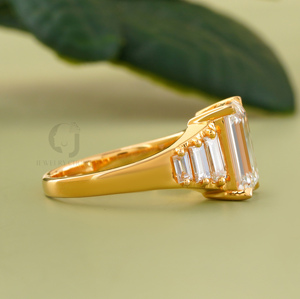 Luxury 2.08CT Lab Grown Diamond Floral Cluster <b>Studs</b> 14K Rose Gold VVS EF Round Pear Halo Earrings Rose Gold Finish Wholesale - Product Image 2