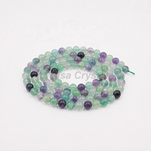 Perles de pierres précieuses rondes naturelles en hématite dorée, perles de cristal métalliques polies pour la fabrication de bijoux, commerce en gros et usage professionnel - Product Image 5