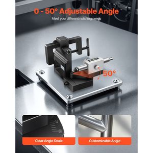 Utensile per Intaglio Tubi con Angolo Regolabile da 1/2 a 3 Pollici, Strumento di Riparazione per Tubi e Curvatubi - Product Image 3
