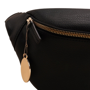 Sac banane unisexe en cuir véritable souple avec ceinture réglable, pochette multi-compartiments pour voyage et activités de plein air - Product Image 3