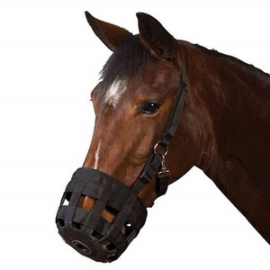 Bozal para Caballo de Cuero Personalizado de Alta Resistencia, Flexible, Venta Directa de Fábrica, Suministros Ecuestres, Protector Bucal para Alimentación, Precio Mayorista - Product Image 1