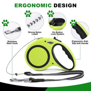 Correa Retráctil para Perros OEM ODM con Logotipo Personalizado, Correa Extensible Automática para Mascotas, Fabricante Directo - Product Image 4