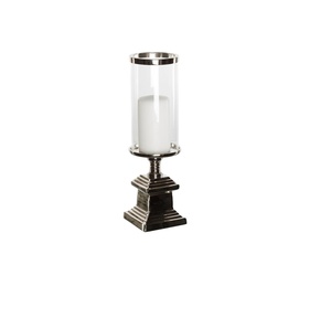 Modern Luxury Glass Crystal <b>Candle</b> Stand Set Wedding <b>Candle</b> Holder Bronze Finishing Metal Handmade <b>Candle</b> Holder - Product Image 1