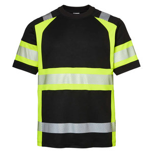 T-shirts de travail haute visibilité 100% coton, vêtements de sécurité réfléchissants, vêtements de travail haute visibilité pour la construction - Product Image 4