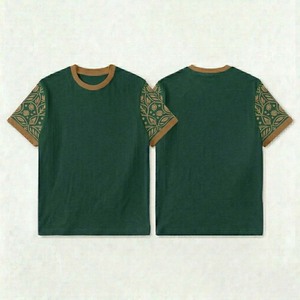 Camiseta Lisa para Hombre, Manga Corta, Teñida, Color Sólido, Clásica, Básica, Venta al por Mayor en EE. UU. - Product Image 4