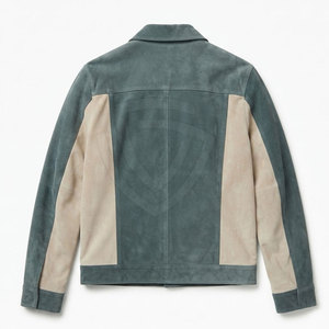 Premium <b>Suede</b> <b>Leather</b> <b>Jacket</b> With Refined Modern Style Soft Texture Comfortable Fit For Men Fashion Retail And Clothing Brands - Product Image 2