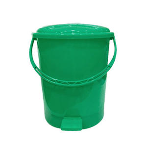 Durable Plastic <b>Pedal</b> Dustbin with Foot <b>Pedal</b> Lid | Hygienic Waste <b>Bin</b> for Home Kitchen Bathroom & Office Use - Product Image 1