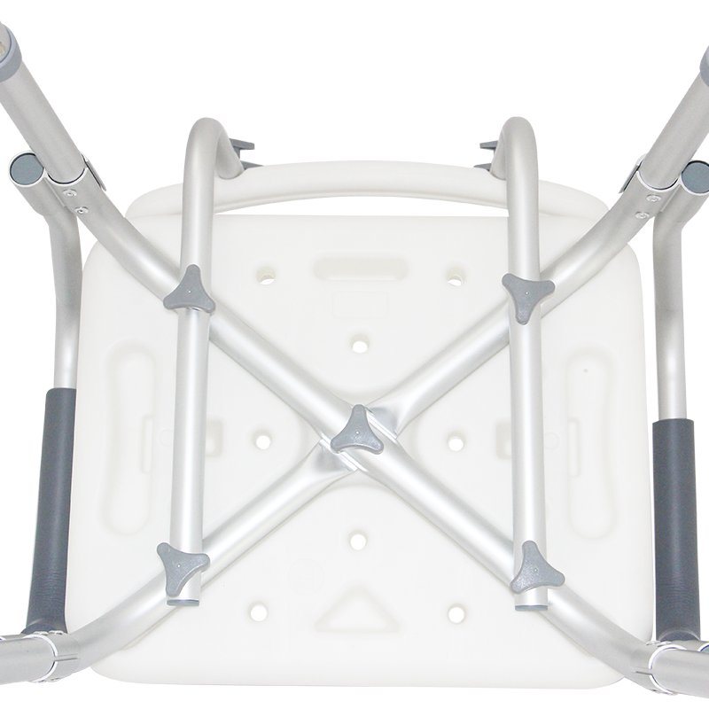 MN-XZY003 Wholesale Aluminum Height Adjustable Backrest Safety Disabled Elderly Bathroom Shower Chair For Senior Adult