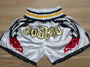 กางเกงมวยไทยรุ่นใหม่ เนื้อผ้านุ่ม ระบายอากาศได้ดี สวมใส่สบาย เหมาะสำหรับศิลปะการต่อสู้ ยิม และการฝึกซ้อม - Product Image 6