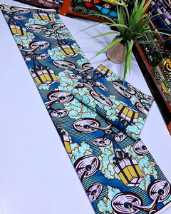 Tissu sergé 100 % coton imprimé wax africain Mozambique brillant pour chemises et robes de garçons – Tendance mode - Product Image 5