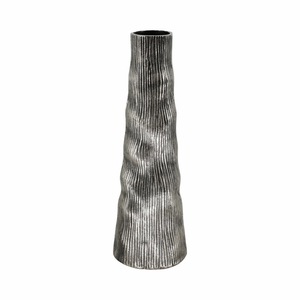 Vase décoratif de table en métal fin de qualité supérieure, porte-fleurs moderne, transparent, craquelé, luxueux et élégant - Product Image 3