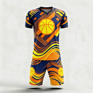 Conjunto de ropa deportiva Athletic Hoops, camiseta sin mangas ligera y pantalones cortos, nombre personalizado, número y gráficos de identidad del equipo - Product Image 5