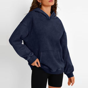 Nouvelle Arrivée : Sweat à Capuche Femme Tendance à Manches Longues Respirant Effet Délavé – Idéal Hiver - Product Image 6