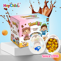 Bonbons en gros, étiquette privée personnalisée, œufs surprises en chocolat amusants, biscuits croquants et surprises de jouets, friandises adaptées aux enfants, boîte en vrac