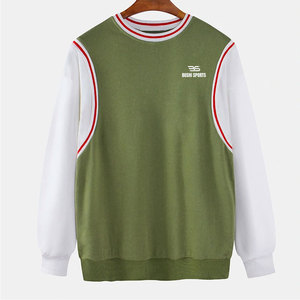 Sudaderas Básicas de Tallas Grandes con Contraste de Color para Hombre, Ropa, Sudaderas con Capucha para Hombre - Product Image 1