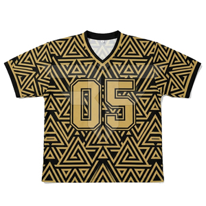 เสื้อฟุตบอลอเมริกันคุณภาพสูง ดีไซน์สั่งทำพิเศษ พิมพ์ลายด้วยความร้อน แห้งเร็ว ระบายอากาศได้ดี ป้องกันแบคทีเรีย - Product Image 2