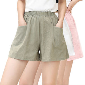 Pantalones Cortos de Cintura Alta de Algodón para Mujer, a la Moda, Deportivos, Casuales, Personalizados - Product Image 1