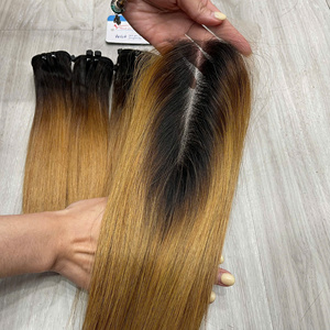 Extensiones de Cabello Humano Natural Liso y Sedoso, Súper Doblemente Tramado, de Color, Liso Extremo, al por Mayor, de Origen Vietnamita - Product Image 6