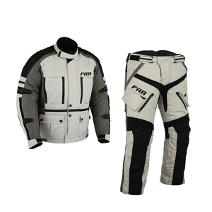 2026 Breathable Summer Leather Windproof Racing Suit Waterproof Anti-Fall Unisex Full Sleeve 250g Motorbike Uniform <b>Driving</b> - Product Image 4