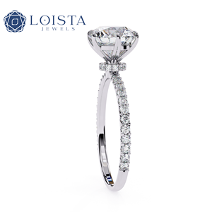 Bague de fiançailles en diamant de laboratoire VVS de luxe, certifiée IGI, diamant créé en laboratoire, or massif, bague solitaire, bijoux personnalisés pour femmes - Product Image 3