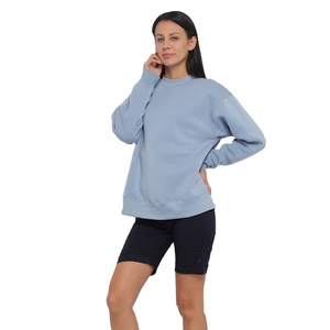 Sweat-shirt à manches longues pour femme, design tendance et élégant, polyester/coton respirant, écologique, personnalisable, OEM, mode hiver 2022 - Product Image 1