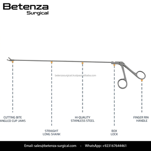 Pinzas endoscópicas reutilizables Chevalier Jackson con mandíbula de copa de 4 mm y eje de 350 mm, instrumentos ORL - Product Image 3
