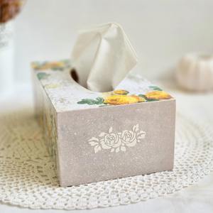 Caja de pañuelos de madera impresa UV de alta calidad para exhibición de marca, soporte de suministro al por mayor - Product Image 3