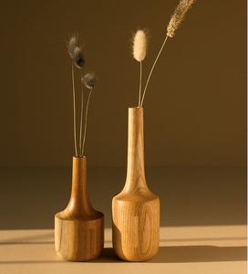 Fabricant fiable de vases décoratifs en bois pour arrangements de fleurs fraîches, avec un design compact et une surface polie - Product Image 1