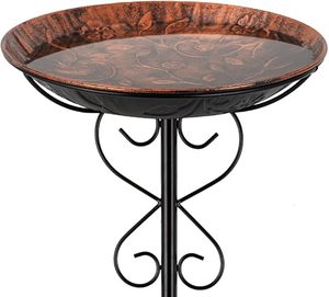 New Arrival Decorative Patio Iron <b>Bird</b> <b>Bath</b> For Backyard Lawn Garden And Outdoor <b>Bird</b> Feeding Applications Beautifully Purpose - Product Image 3